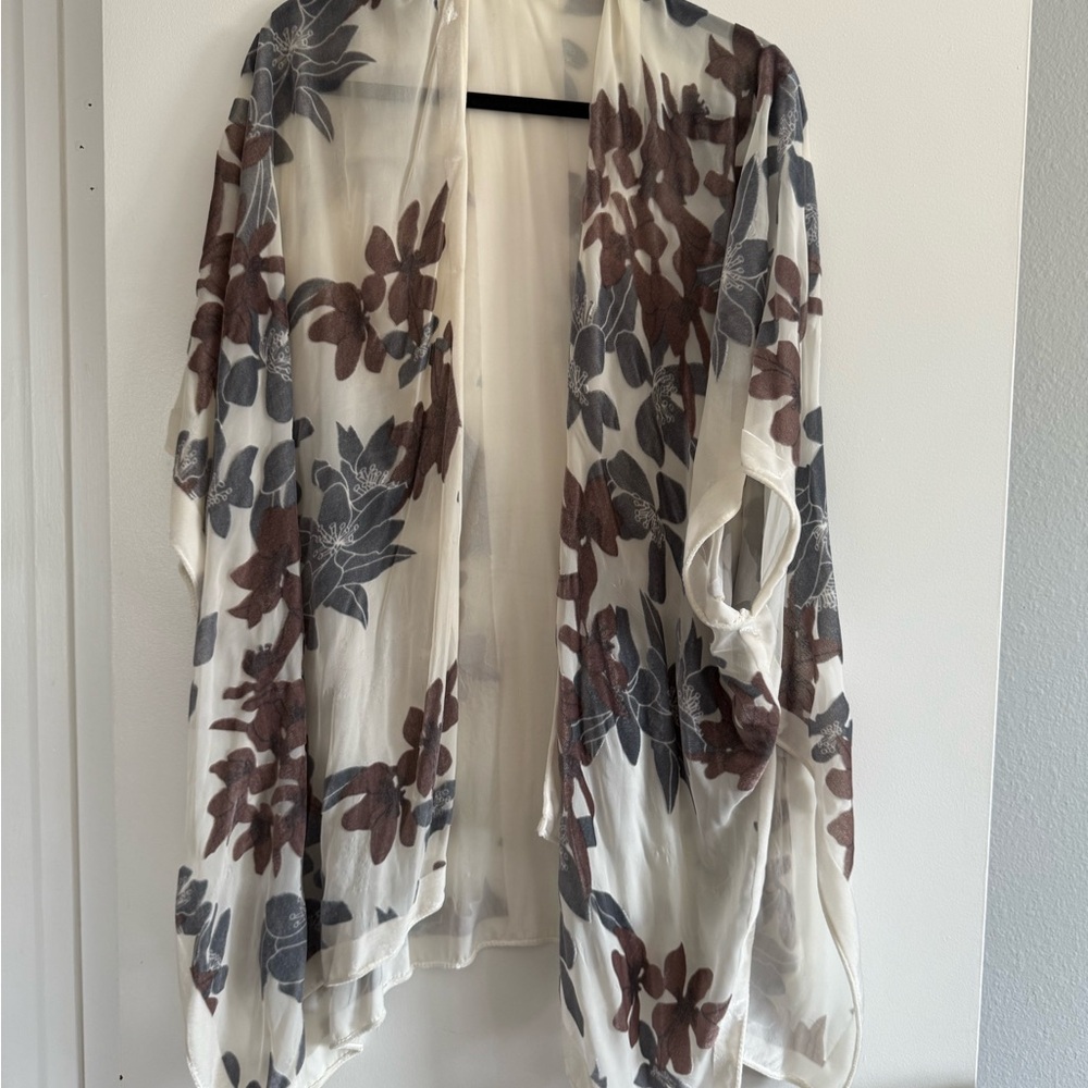 Floral Sheer Kimono